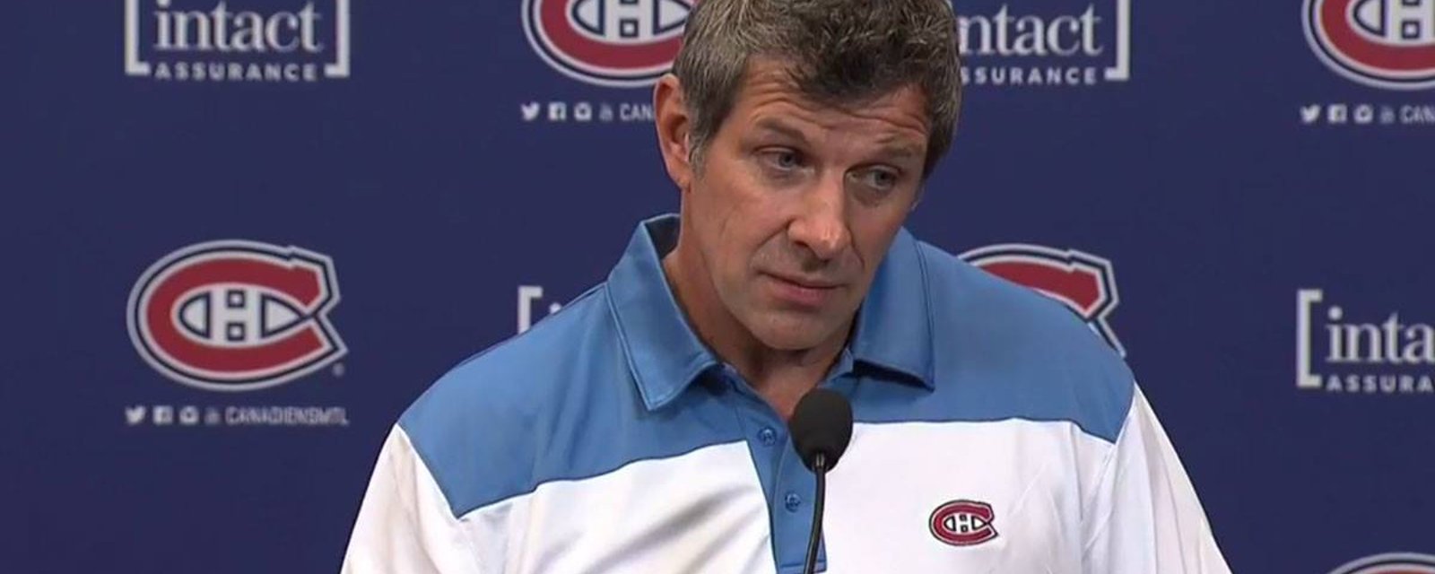 Toronto journalist gives the Canadiens flack over French answers during their press conference.