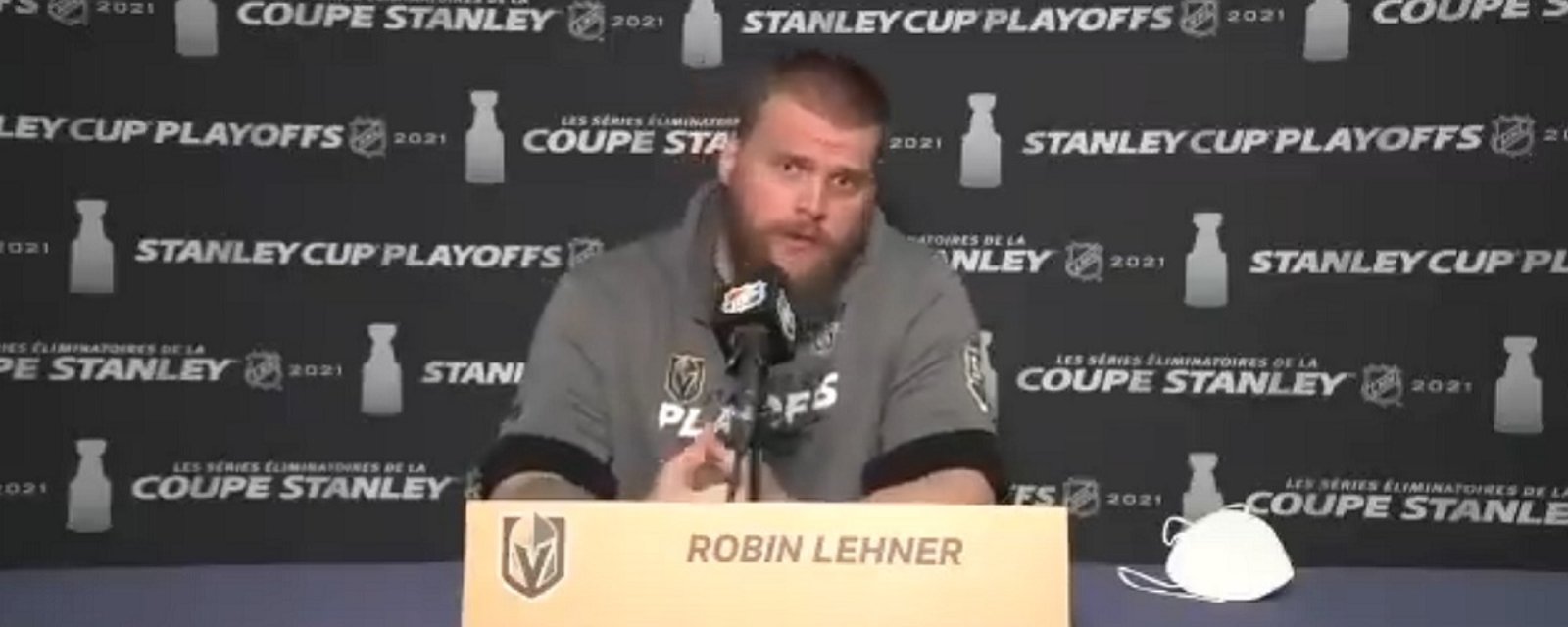 Robin Lehner sends a strong message to all the Canadiens fans out there.