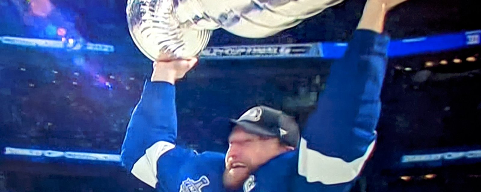 Tampa Bay Lighting captain Steven Stamkos lifts Stanley Cup in front of packed Amalie Arena 