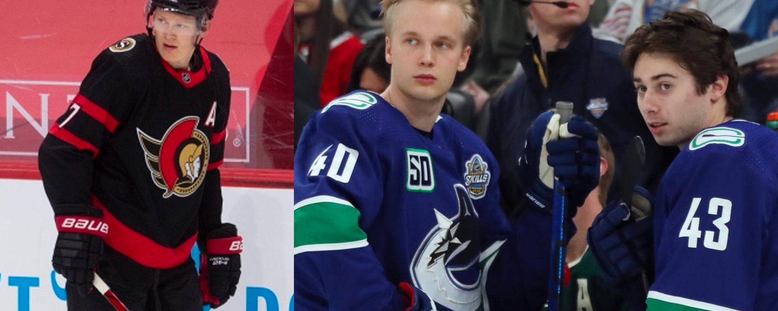 Unsigned Tkachuk, Pettersson and Quinn all together in Michigan during contract stalemates 