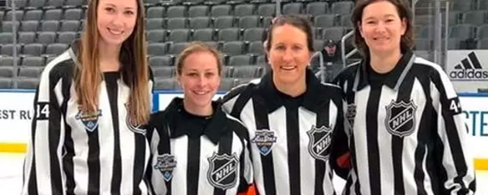 Report: Female referees on the way for NHL?
