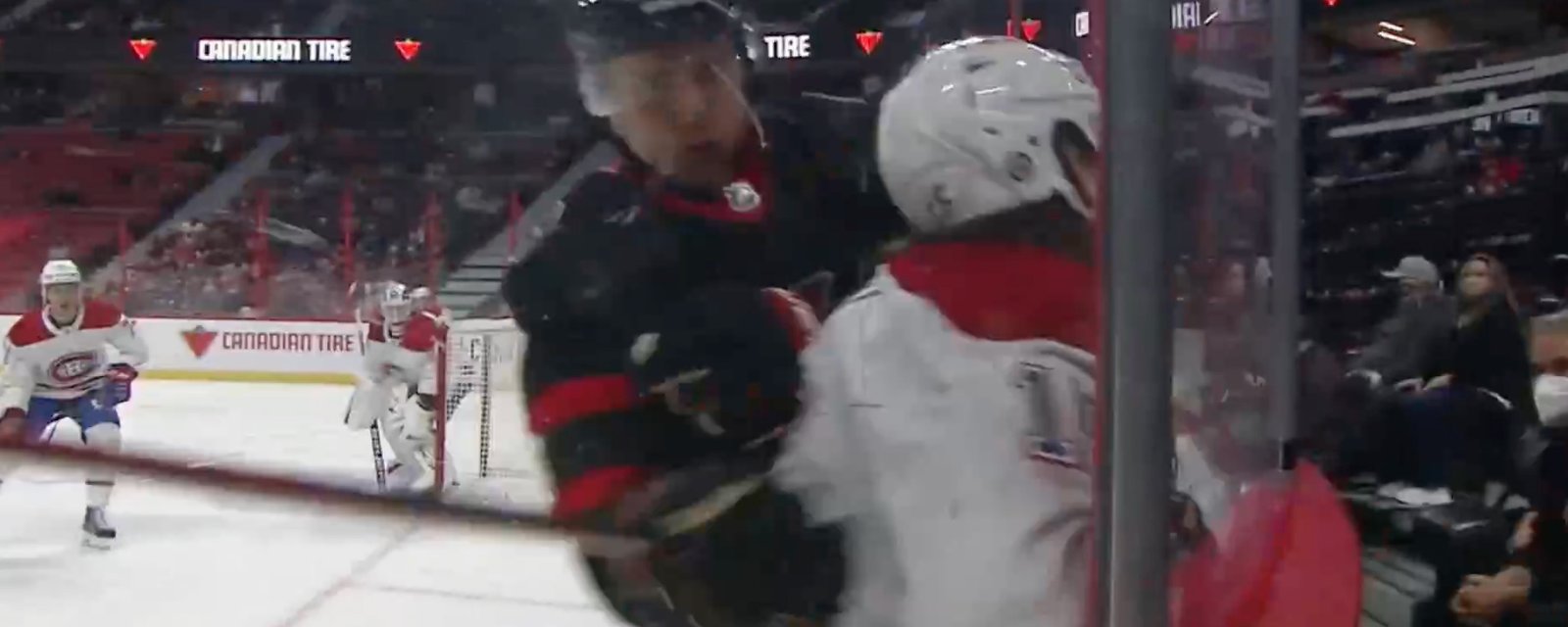 Referees miss dangerous hit on Sami Niku that leaves him bloody on the ice 