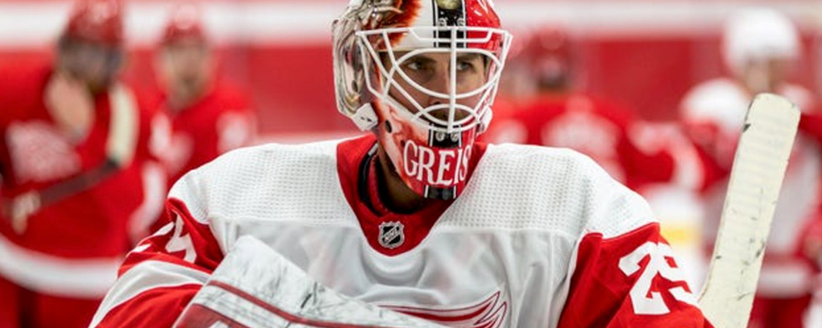 Red Wings goaltender Thomas Greiss reveals patriotic new mask 