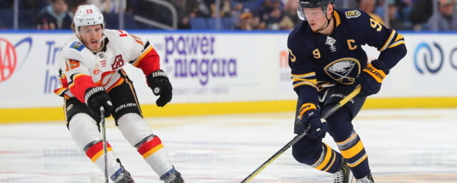 The Flames failed to acquire Jack Eichel! 