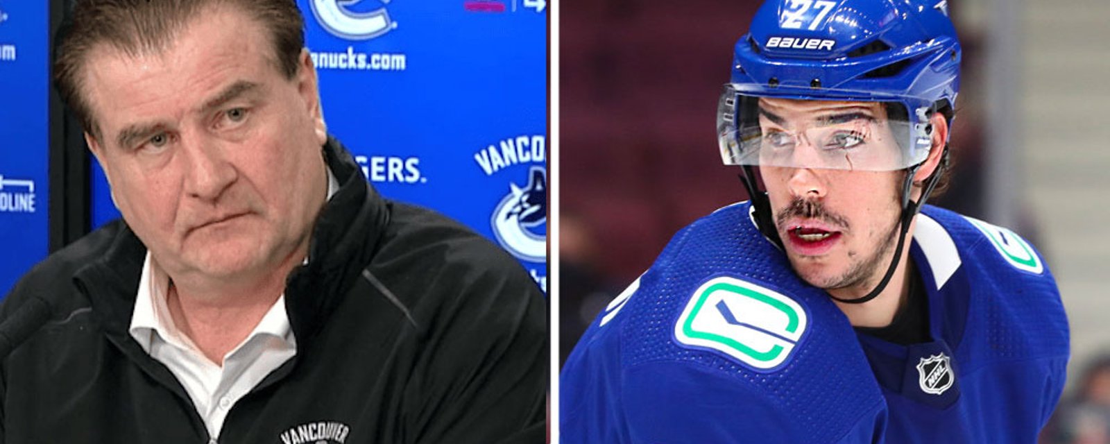 Canucks on Hamonic: “It's bigger than what you think. We're working with him to get him the help he needs.”