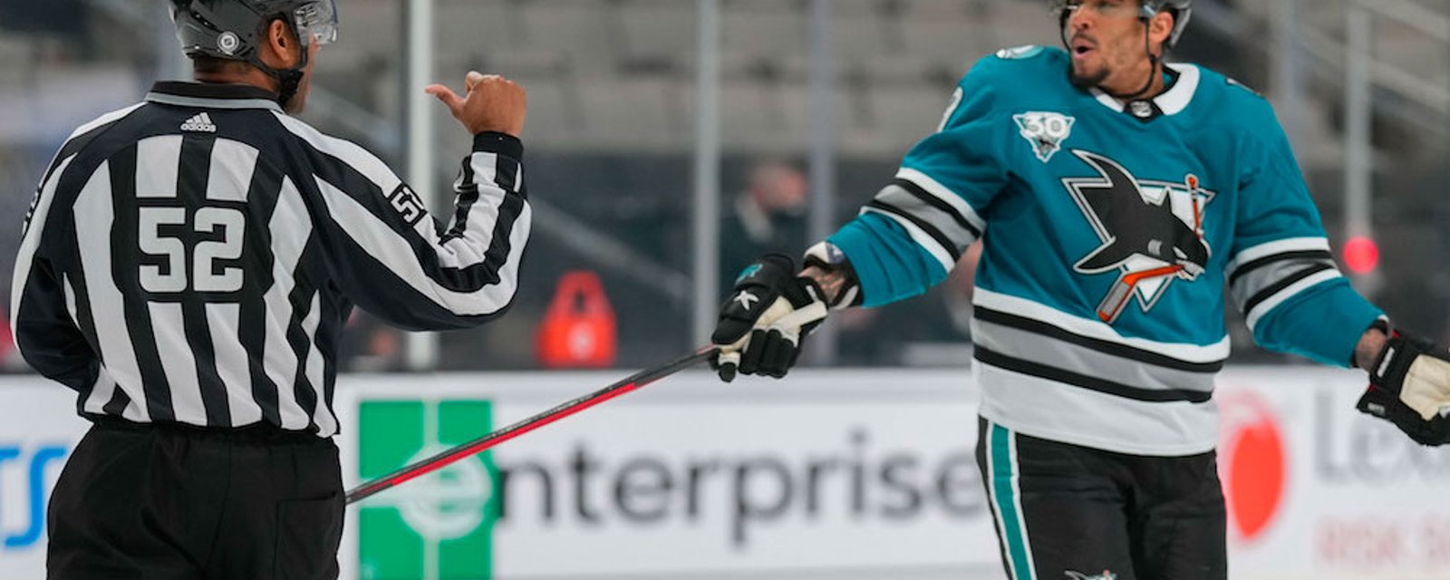 Evander Kane looks to be done with the Sharks