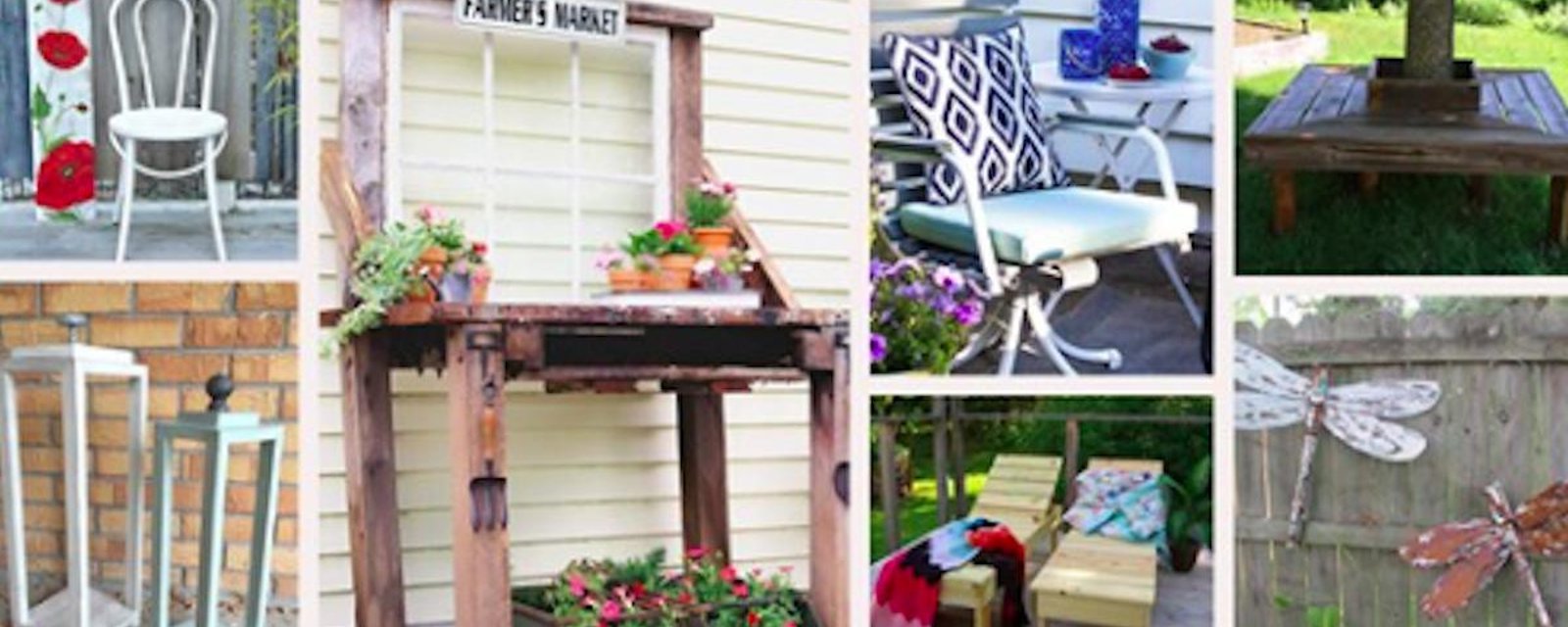 15 projets en bois récupéré pour égayer votre espace extérieur