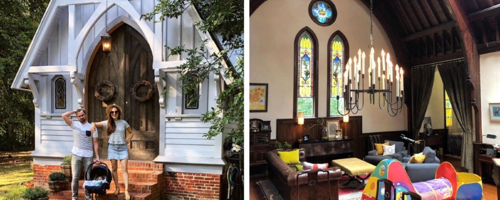 Ils achètent une vieille église pour 320 000 $ et la transforment pour y vivre avec leurs 3 enfants