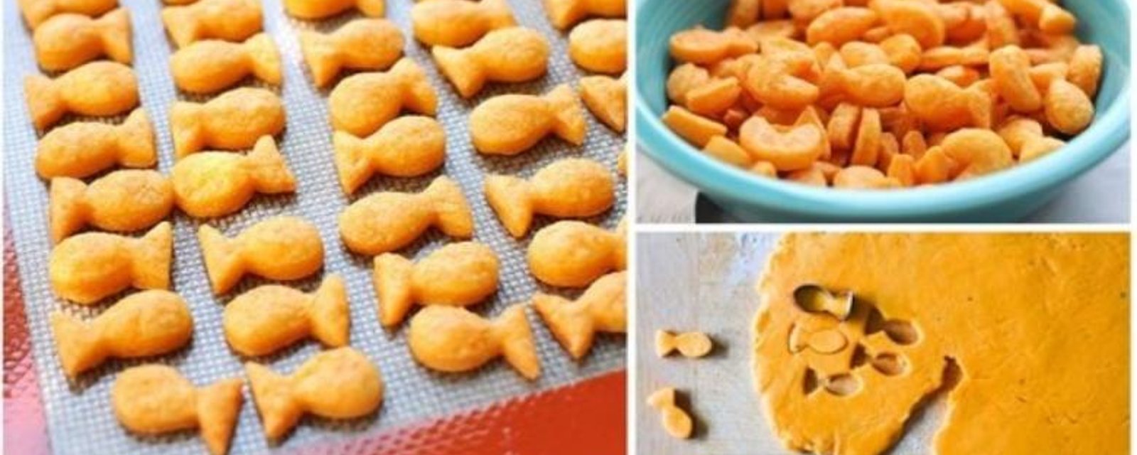 Apprenez à faire vos propres biscuits Goldfish...C'est tellement facile!