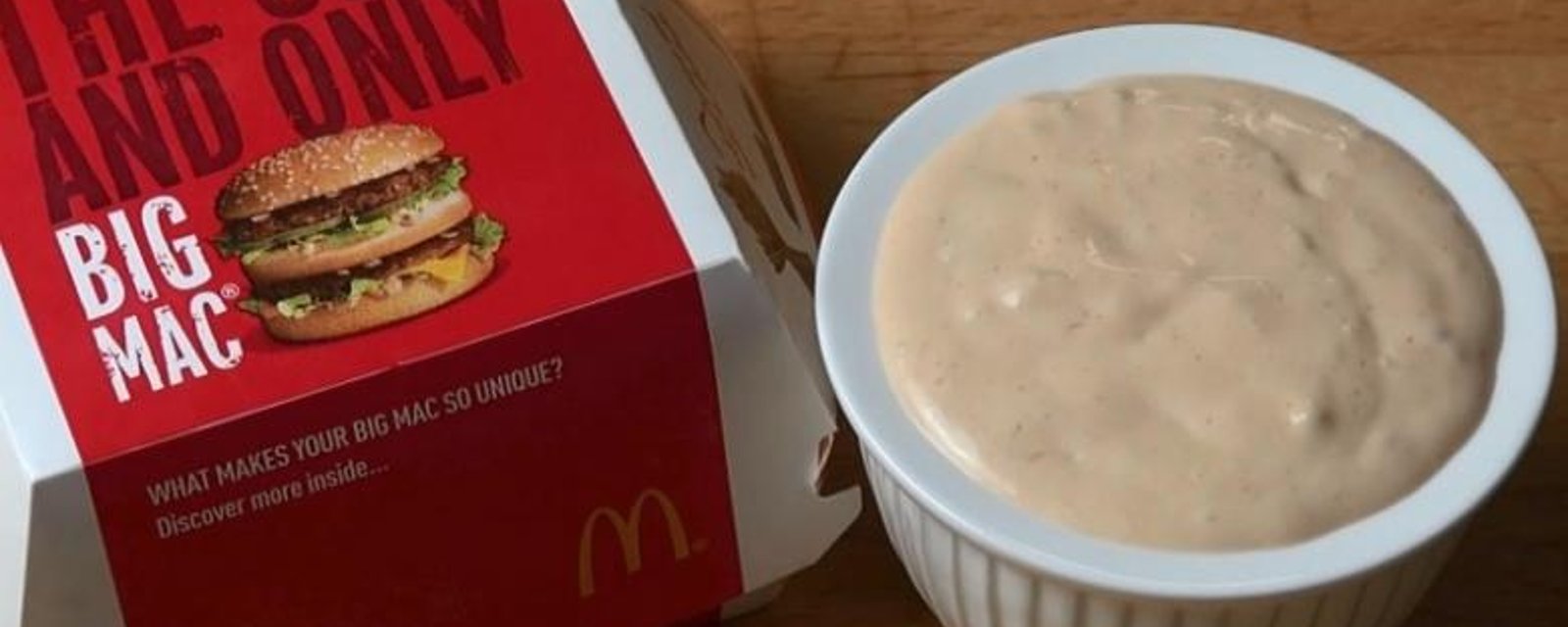 Découvrez les 7 ingrédients pour réaliser chez-vous la sauce à Big Mac de chez Mc Donalds