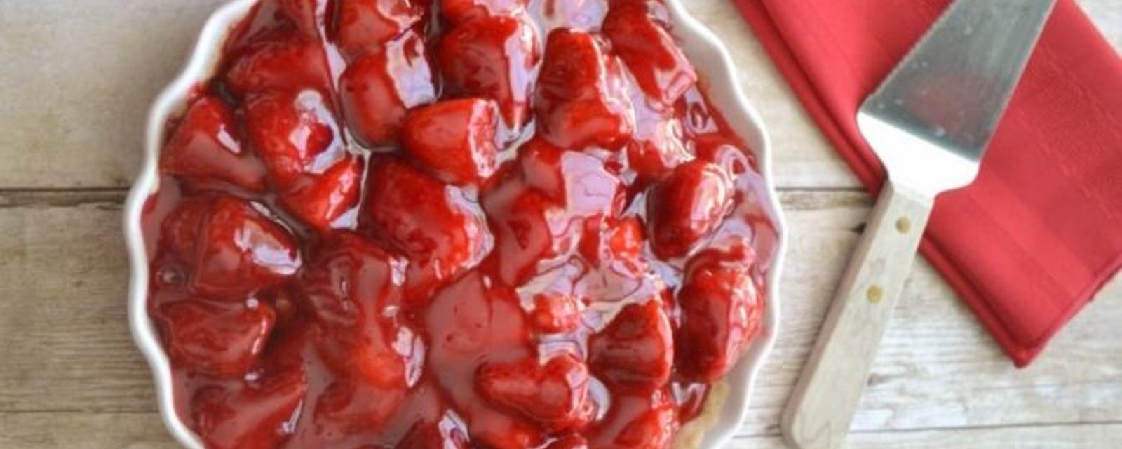 La succulente tarte aux fraises