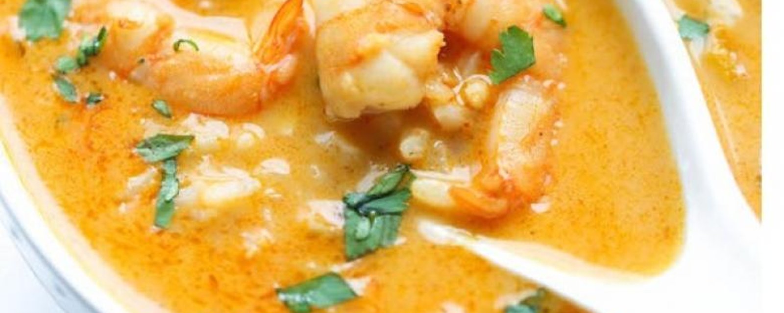 Soupe thailandaise aux crevettes et lait de coco
