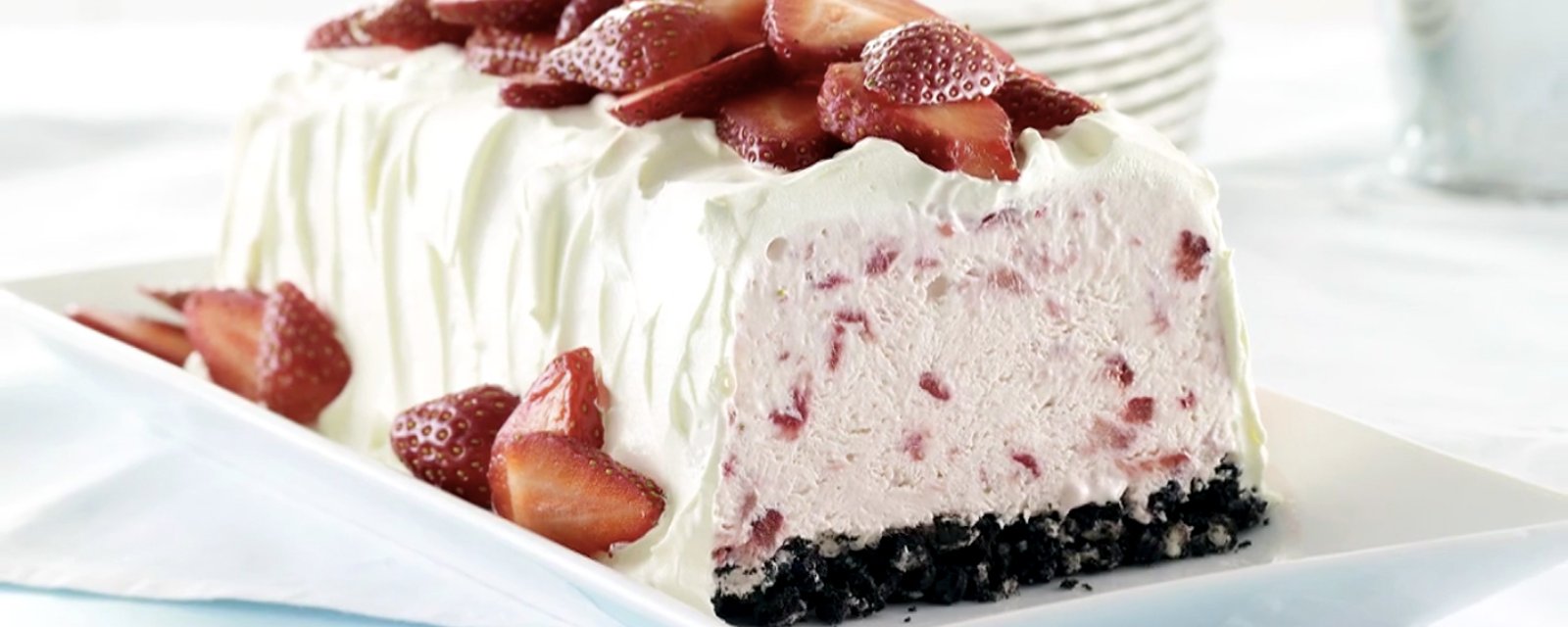 Ce dessert glacé aux fraises est tout simplement wow!