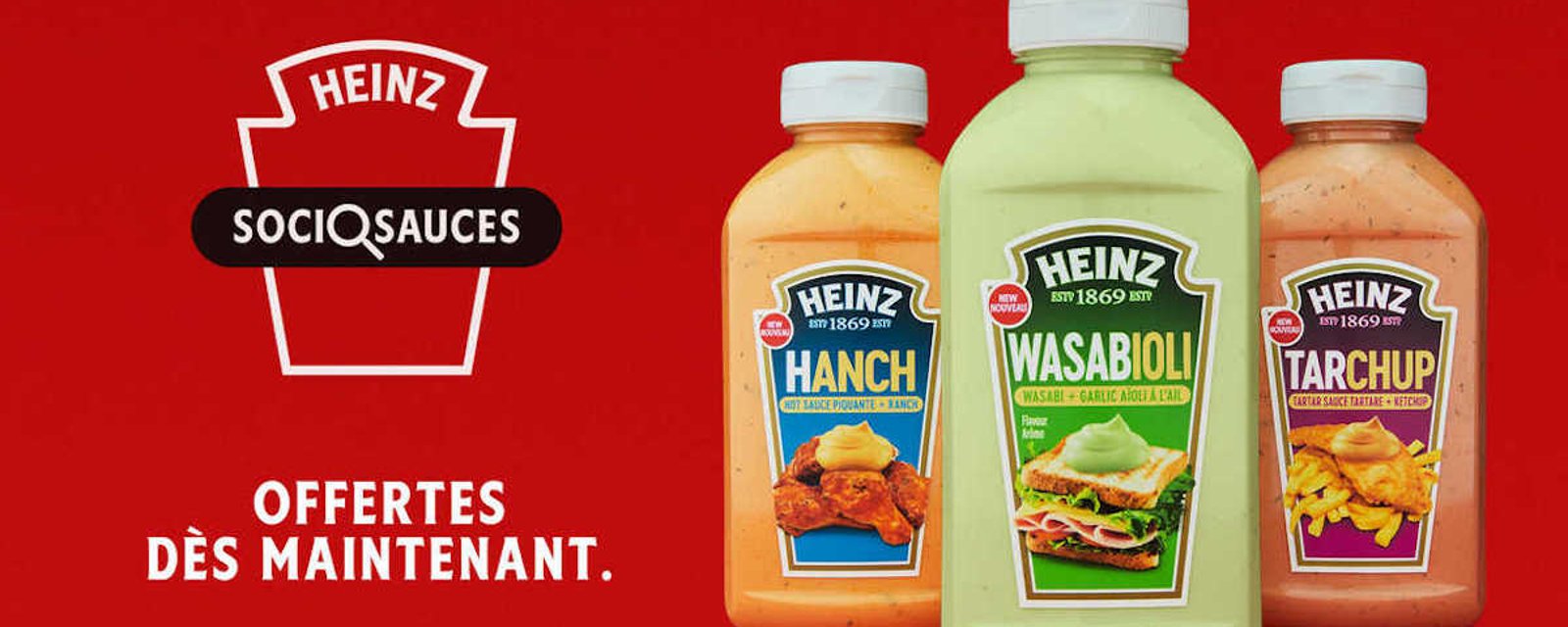 Heinz a créé 3 nouvelles sauces intrigantes