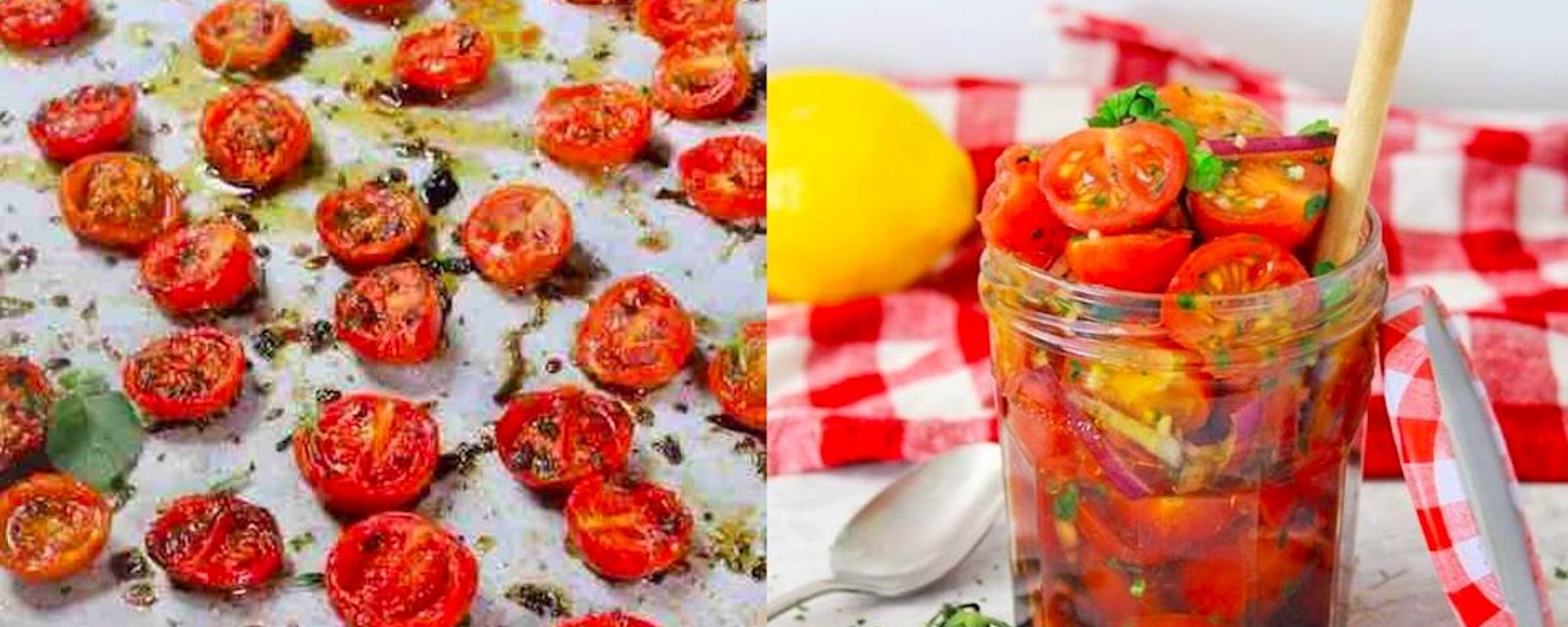 Trop de tomates cerises? Voici deux succulentes solutions!