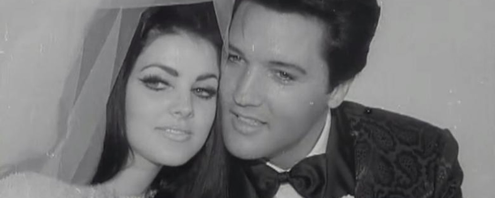 De très rares images du mariage d'Elvis et Priscilla Presley ont été découvertes...