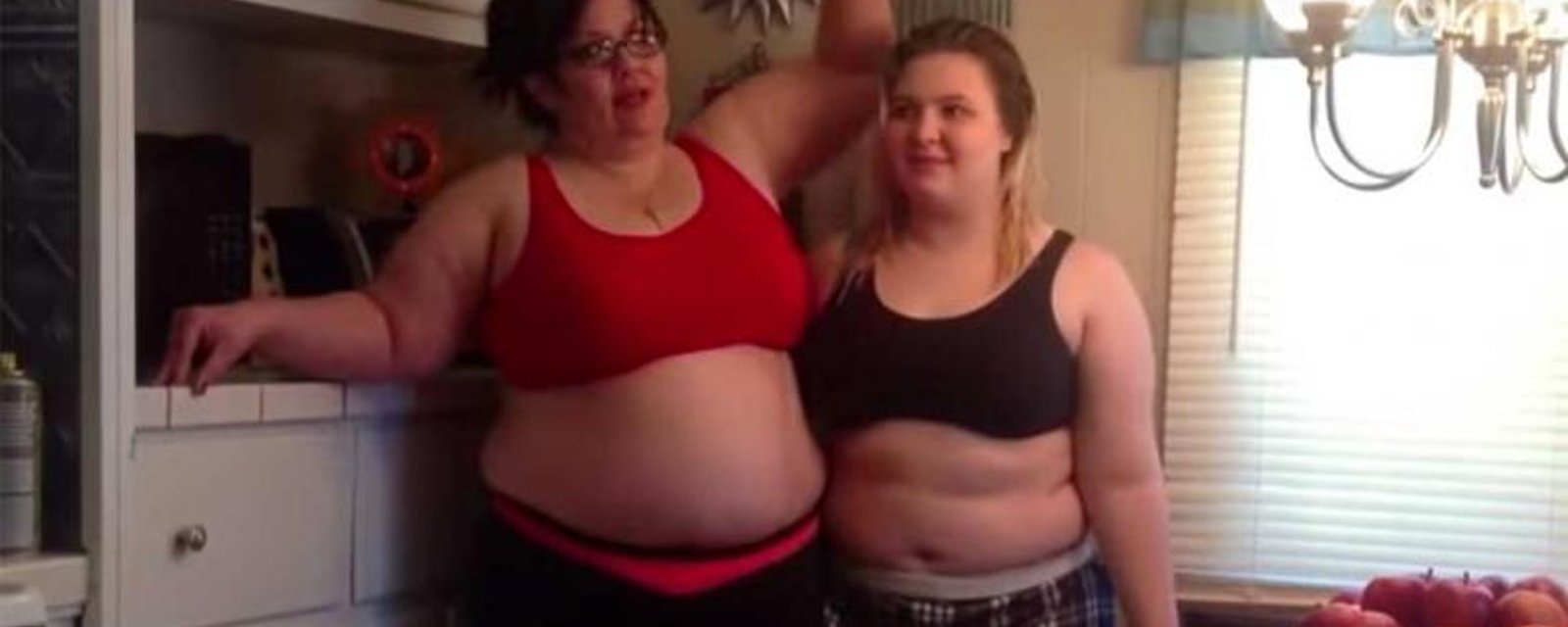 Avant de perdre du poids, cette maman et sa fille se filment... Aujourd'hui, elles sont méconnaissables!