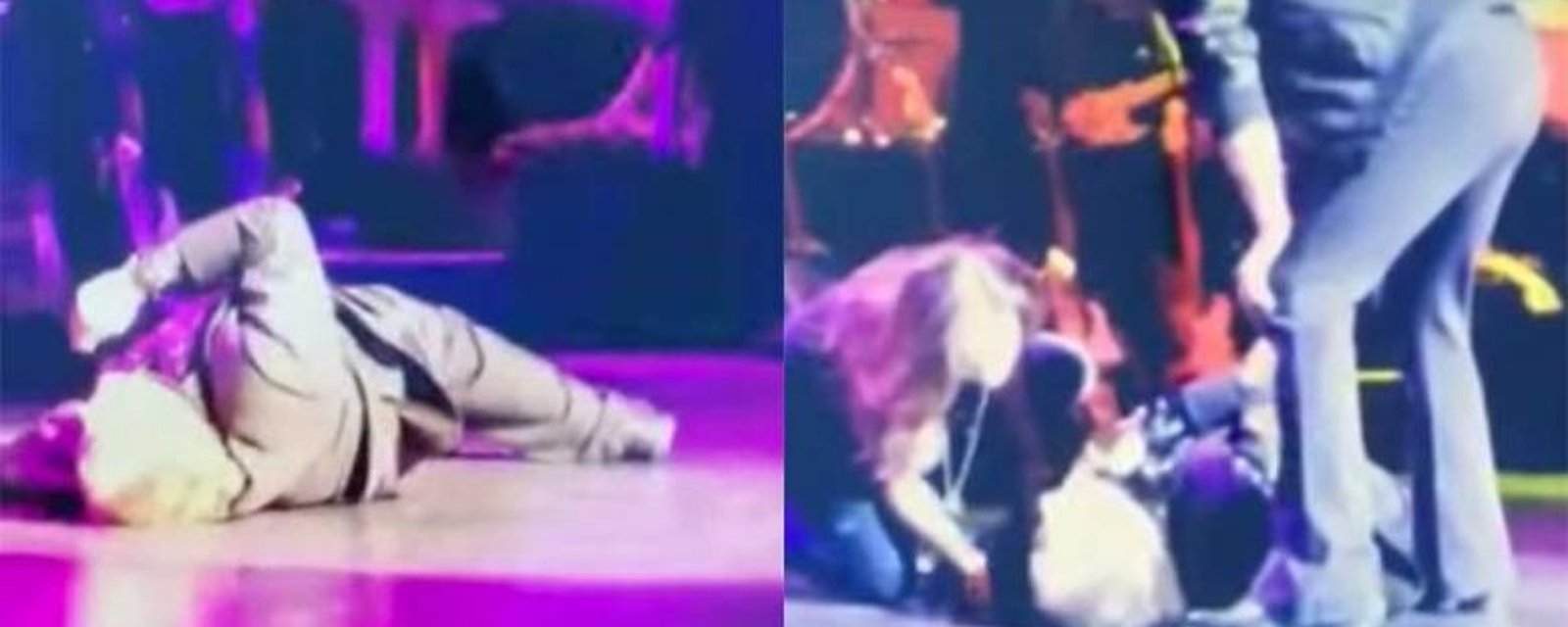 Un célèbre chanteur s'effondre sur scène en plein concert