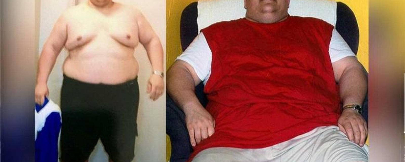 Il mangeait 15 000 calories par jour... 10 mois plus tard, il ne ressemble plus du tout à ça!