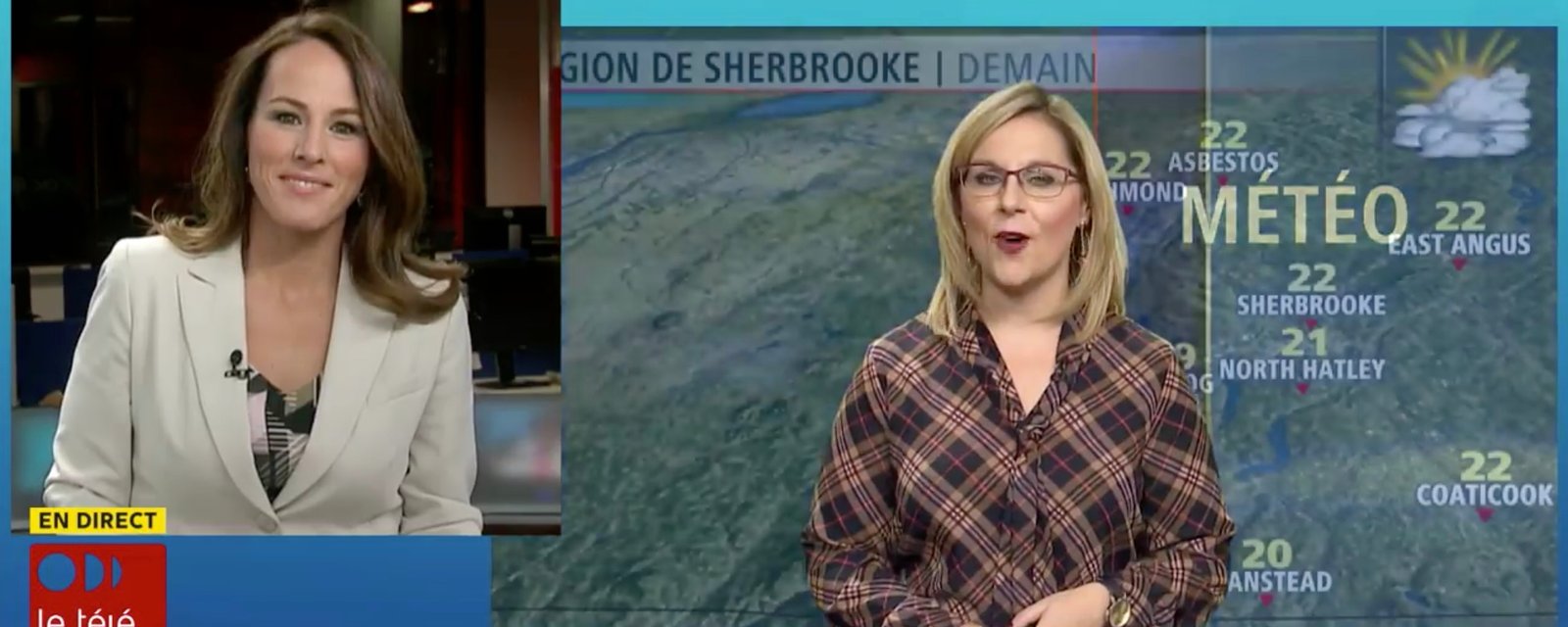 Une journaliste québécoise perd le contrôle en direct à la télévision