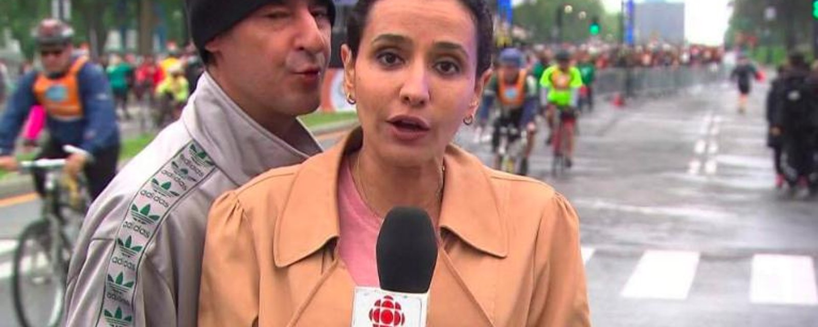 Une journaliste de Radio-Canada agressée pendant qu'elle était en direct à la télé