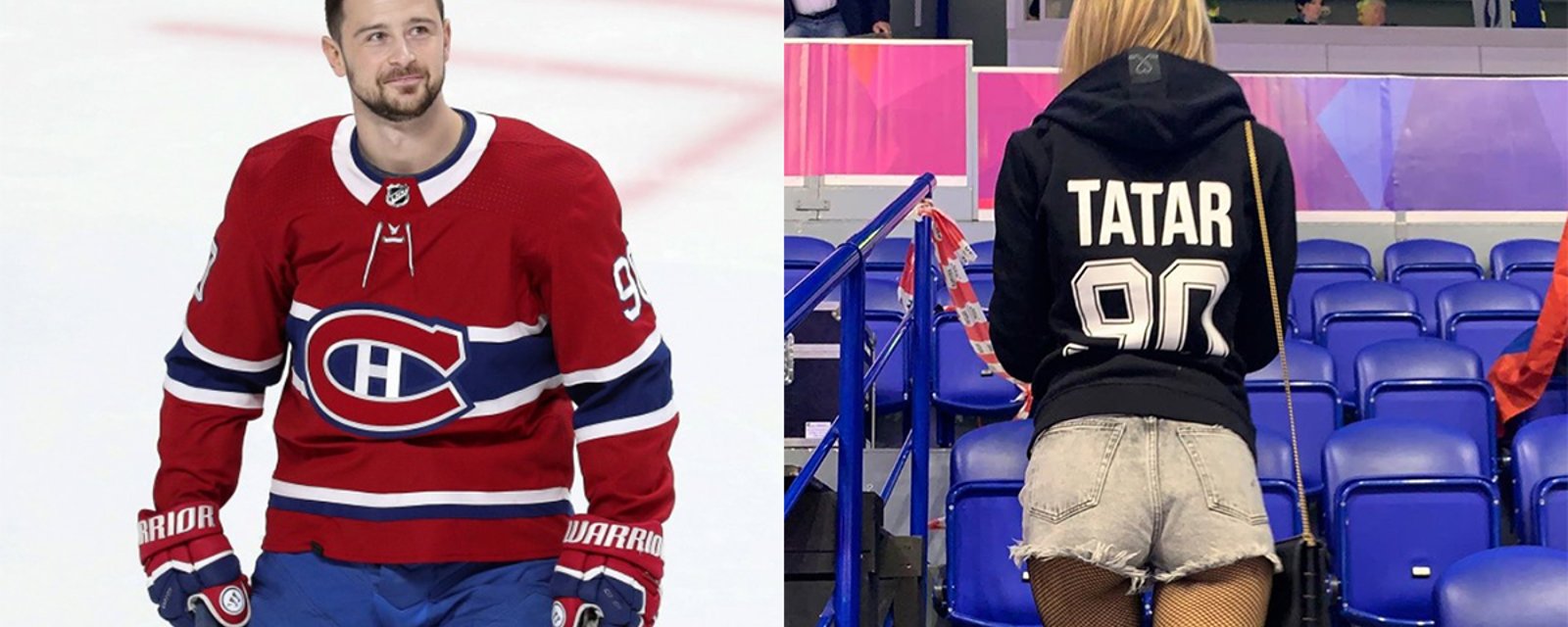 PHOTOS | La blonde de Tomas Tatar du Canadien de Montréal est à couper le souffle