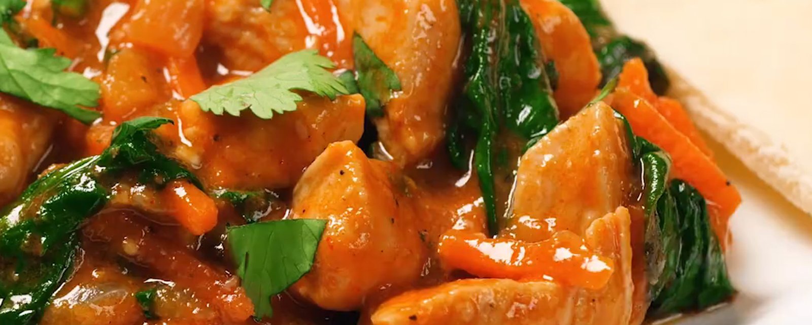 Curry au poulet thaï