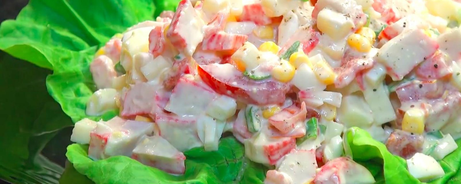 Salade de goberge prête en seulement 10 minutes
