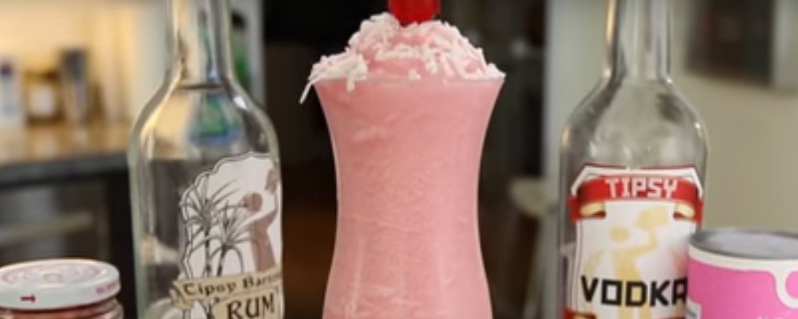 Cocktail givré “Pink Coconut”