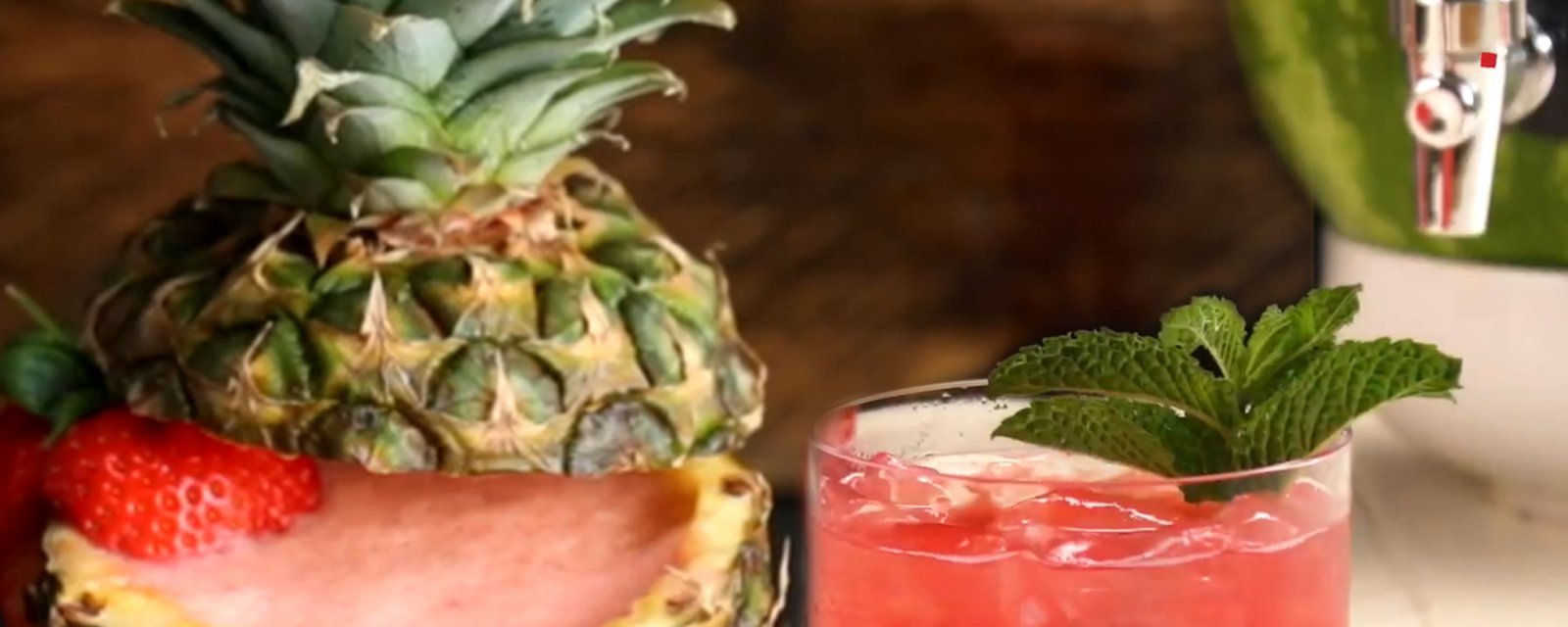 Deux cocktails tropicaux à savourer à plusieurs