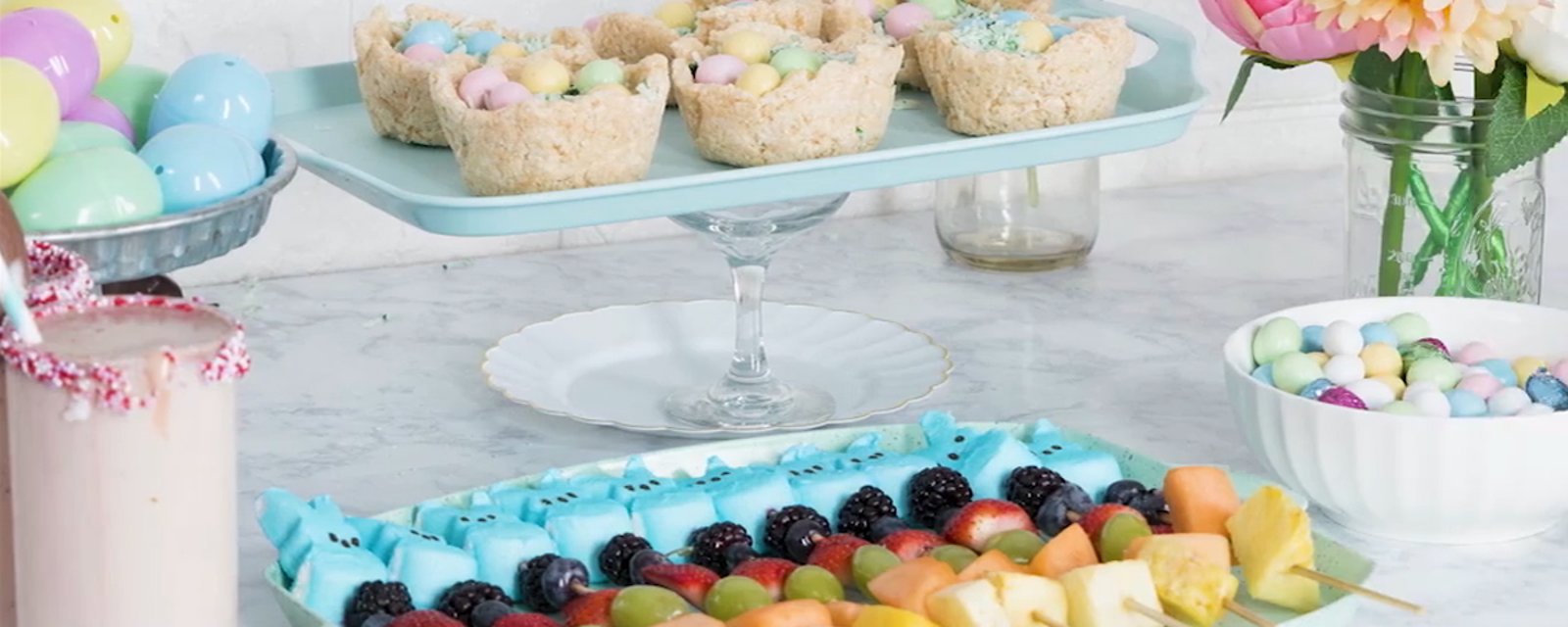 6 idées d'en-cas et de desserts pour dresser une table sucrée pour Pâques