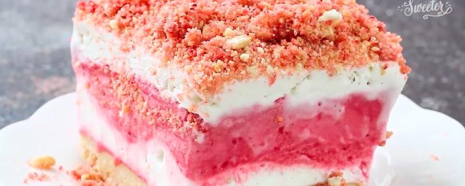 Shortcake glacé aux fraises encore meilleur qu'une sucette glacée!