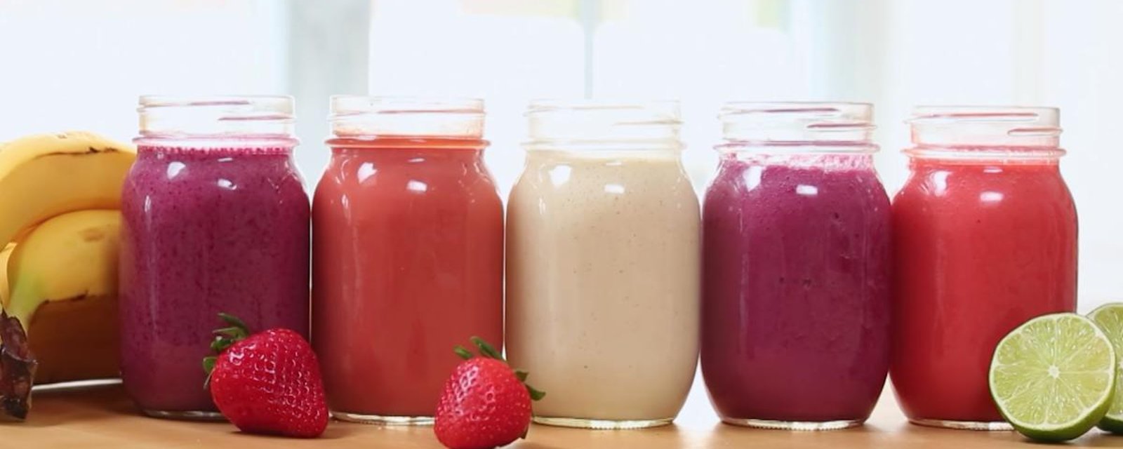 5 recettes de smoothies vitaminés et colorés  