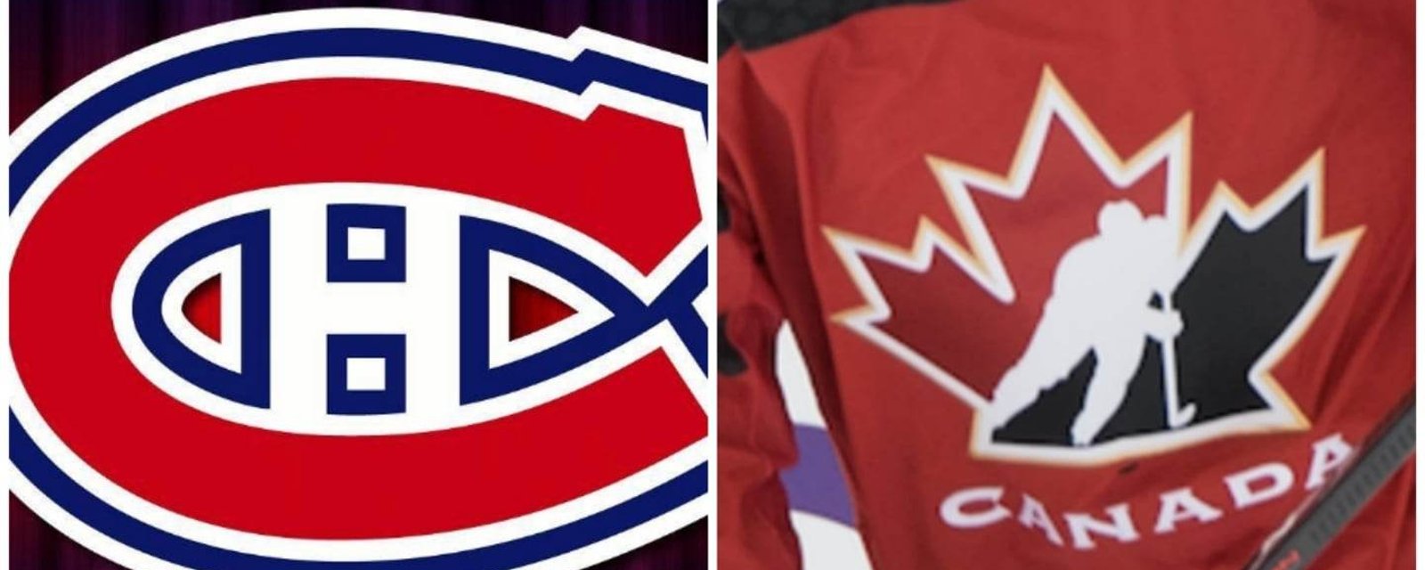 Un espoir du Canadien pourrait s'ajouter à Équipe Canada d'ici le prochain match