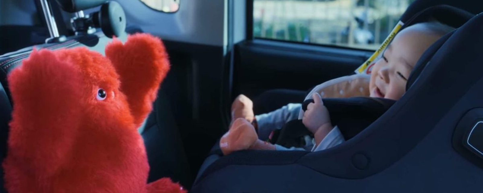 Nissan a imaginé une peluche intelligente qui calme les bébés lors des trajets en voiture
