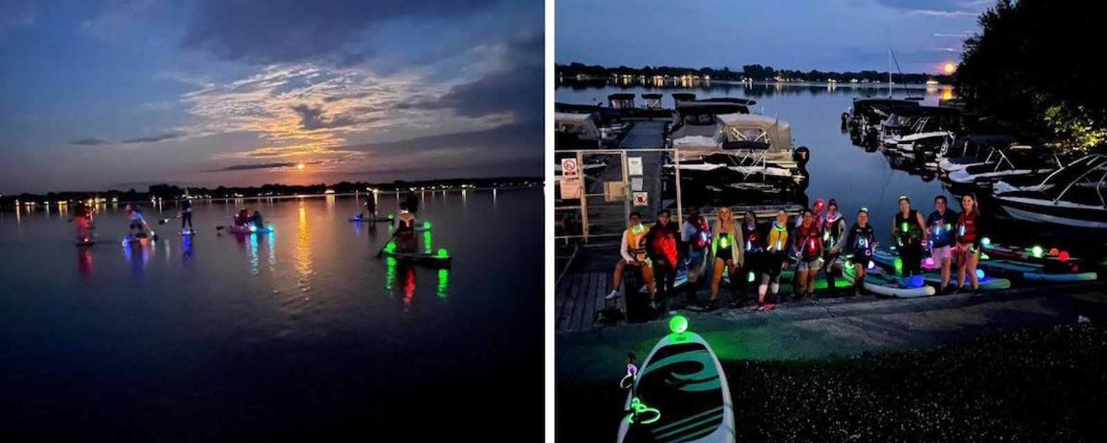 Activité spéciale à ne pas manquer: du paddleboard glow in the dark