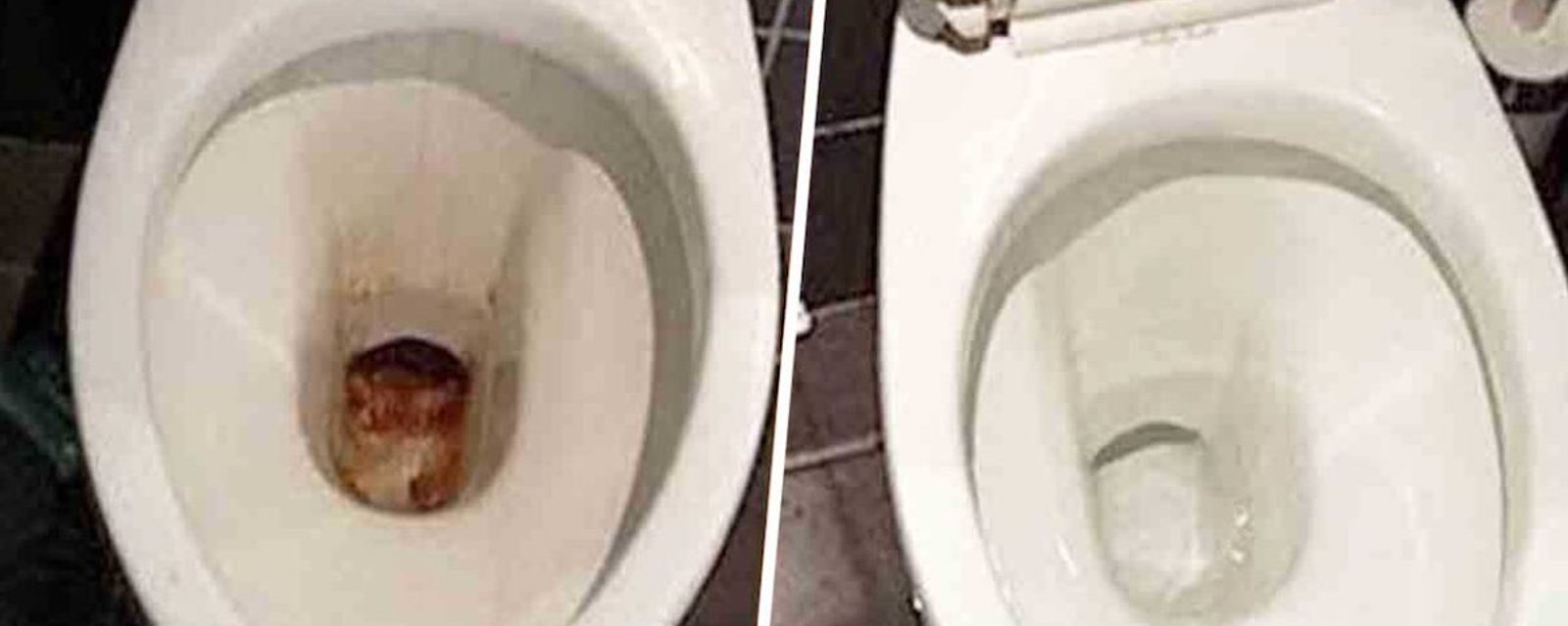 4 façons d’éliminer les taches noirs dans la cuvette de toilette