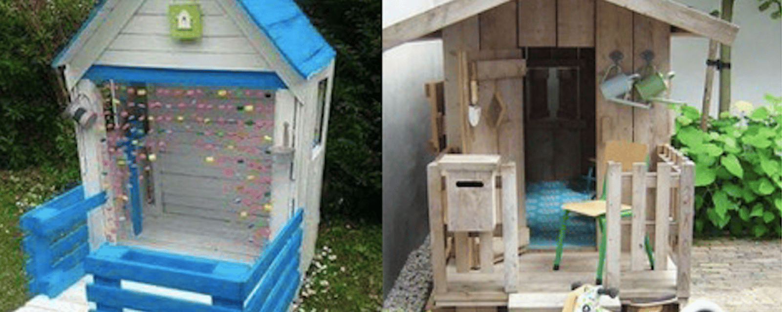 10 petites cabanes pour enfants à construire soi-même