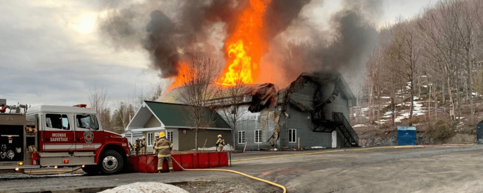 Un incendie majeur ravage complètement un fleuron du tourisme québécois