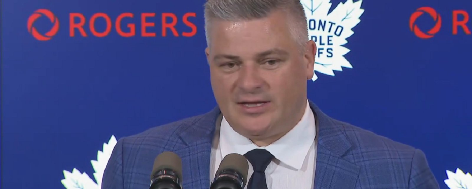 Sheldon Keefe announces a significant change in goal.