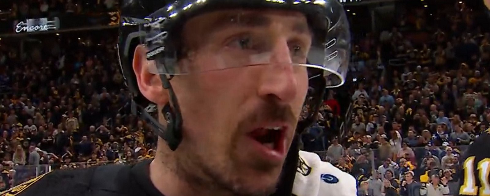Brad Marchand brutally trolls the Maple Leafs after Game 7.