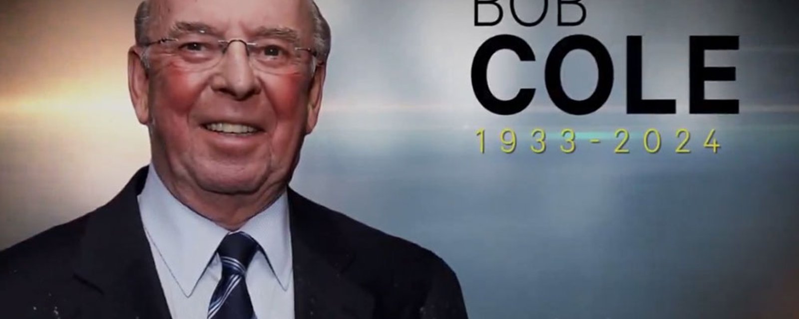 Sportsnet with a beautiful tribute to the late Bob Cole