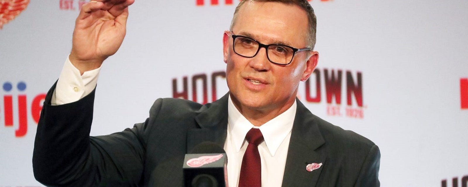 Steve Yzerman calls out the NHL over its Covid testing policy.