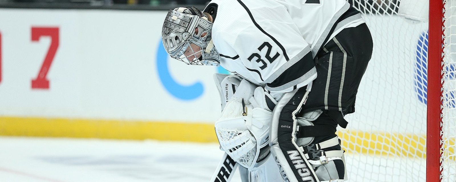 Jonathan Quick calls out Brady Tkachuk over 'garbage' comments.