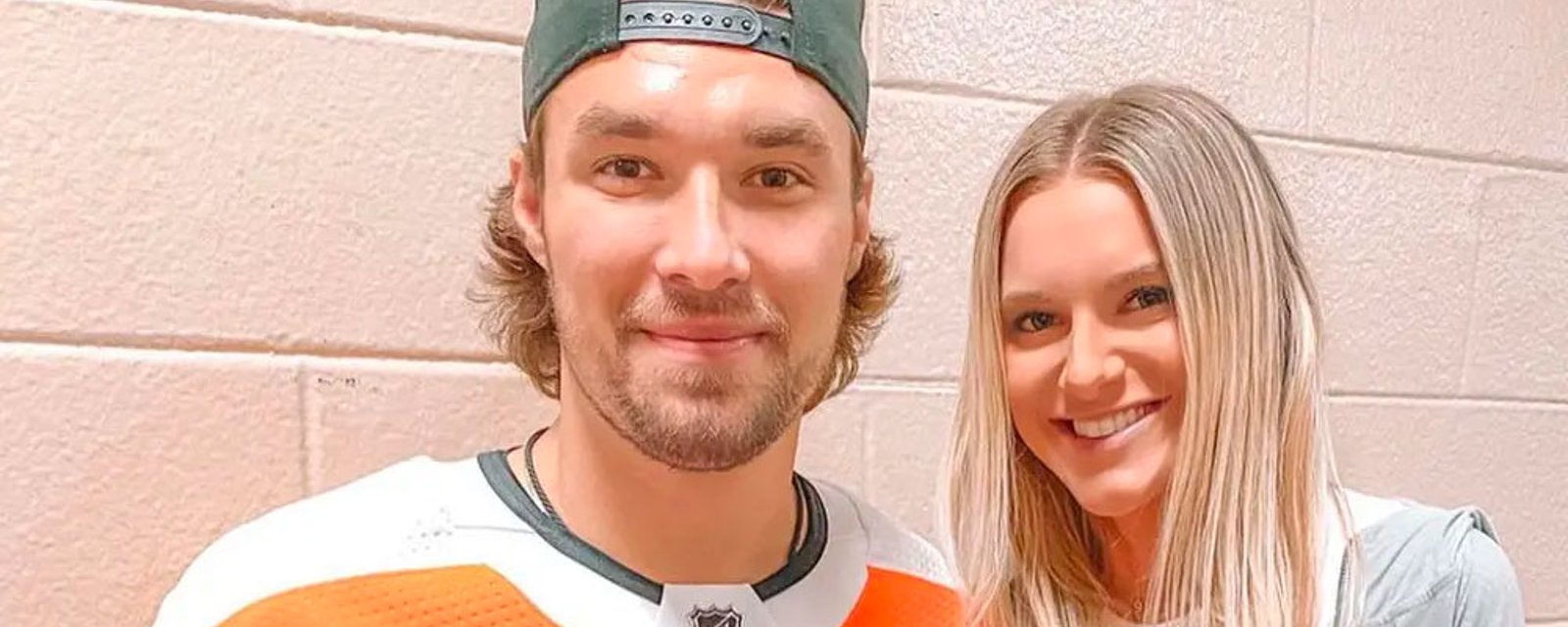 Provorov's girlfriend surprises him for his 26th birthday