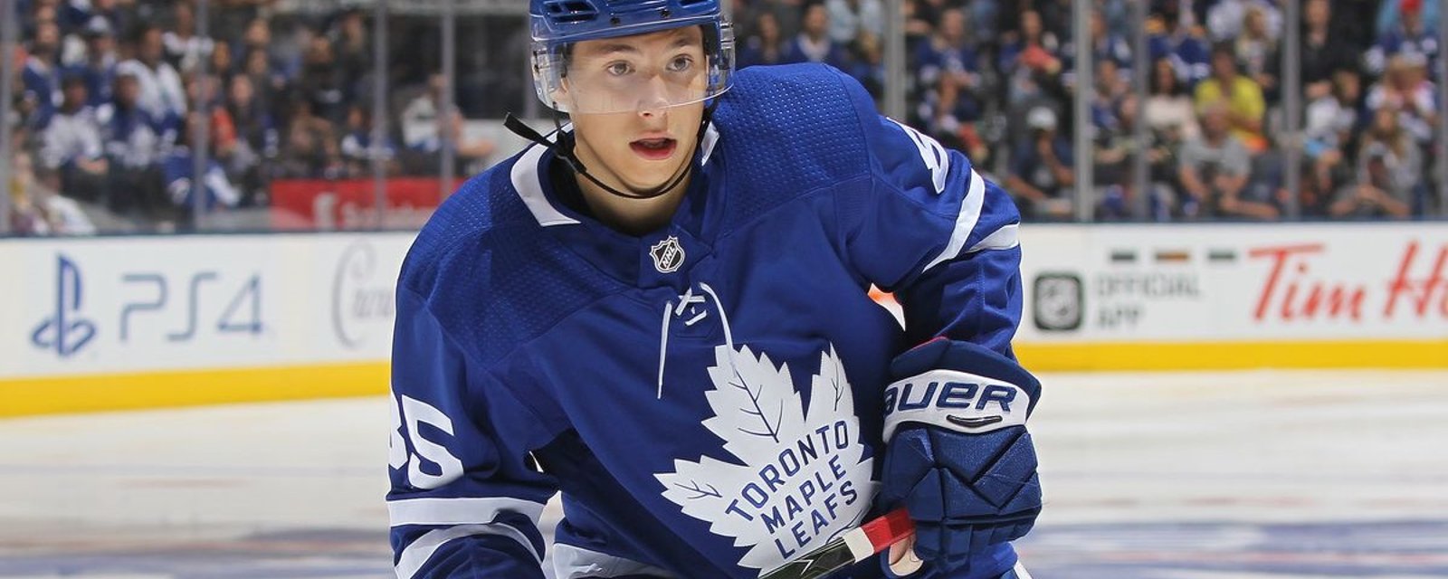 Maple Leafs promote young forward to main roster.