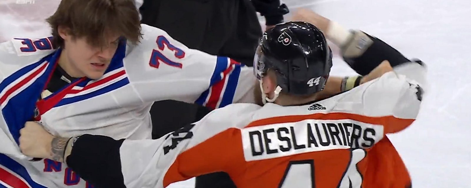 Rempe and Deslauriers leave each other battered and bruised.