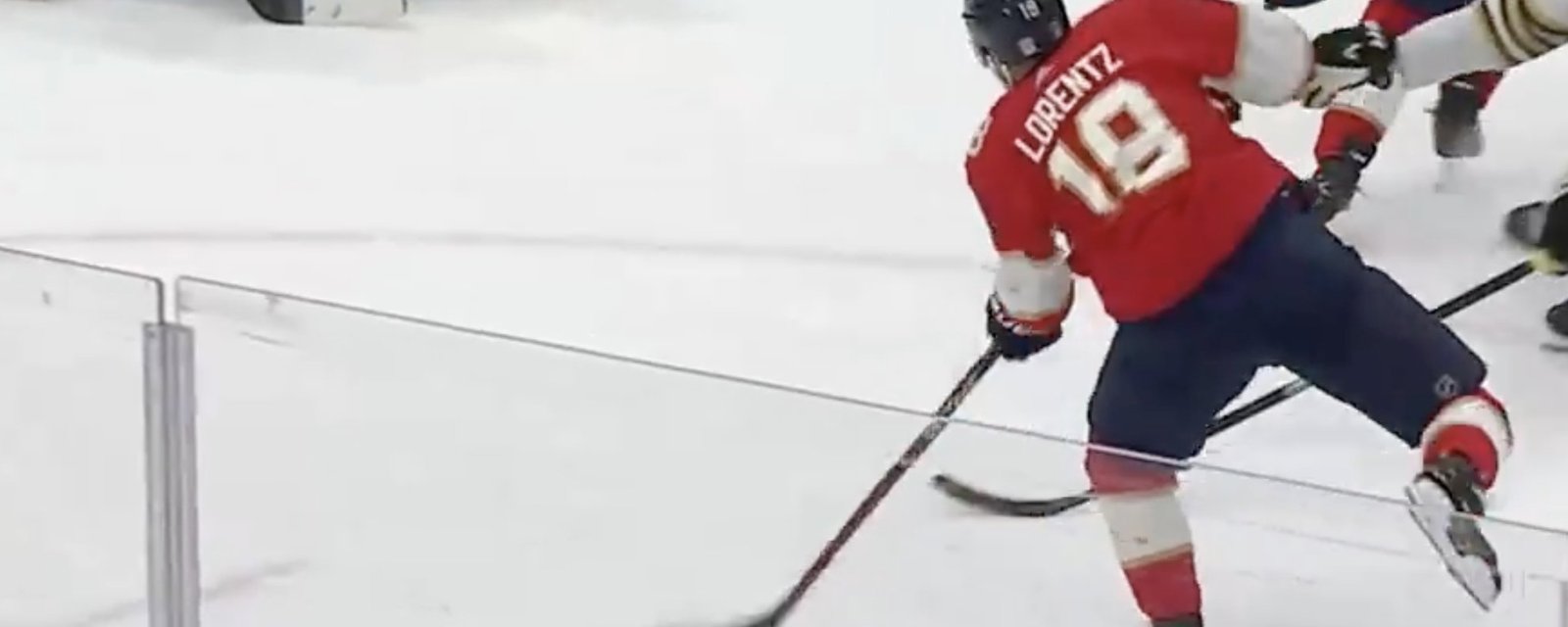 Panthers’ Steven Lorentz redeems himself after terrible fanned shot!