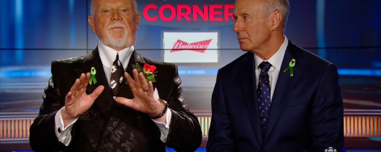 Ron MacLean sinks to new low in treatment of Don Cherry.