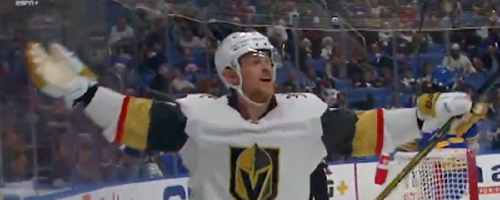 Jack Eichel is FIRED UP after scoring a hat trick in Buffalo!
